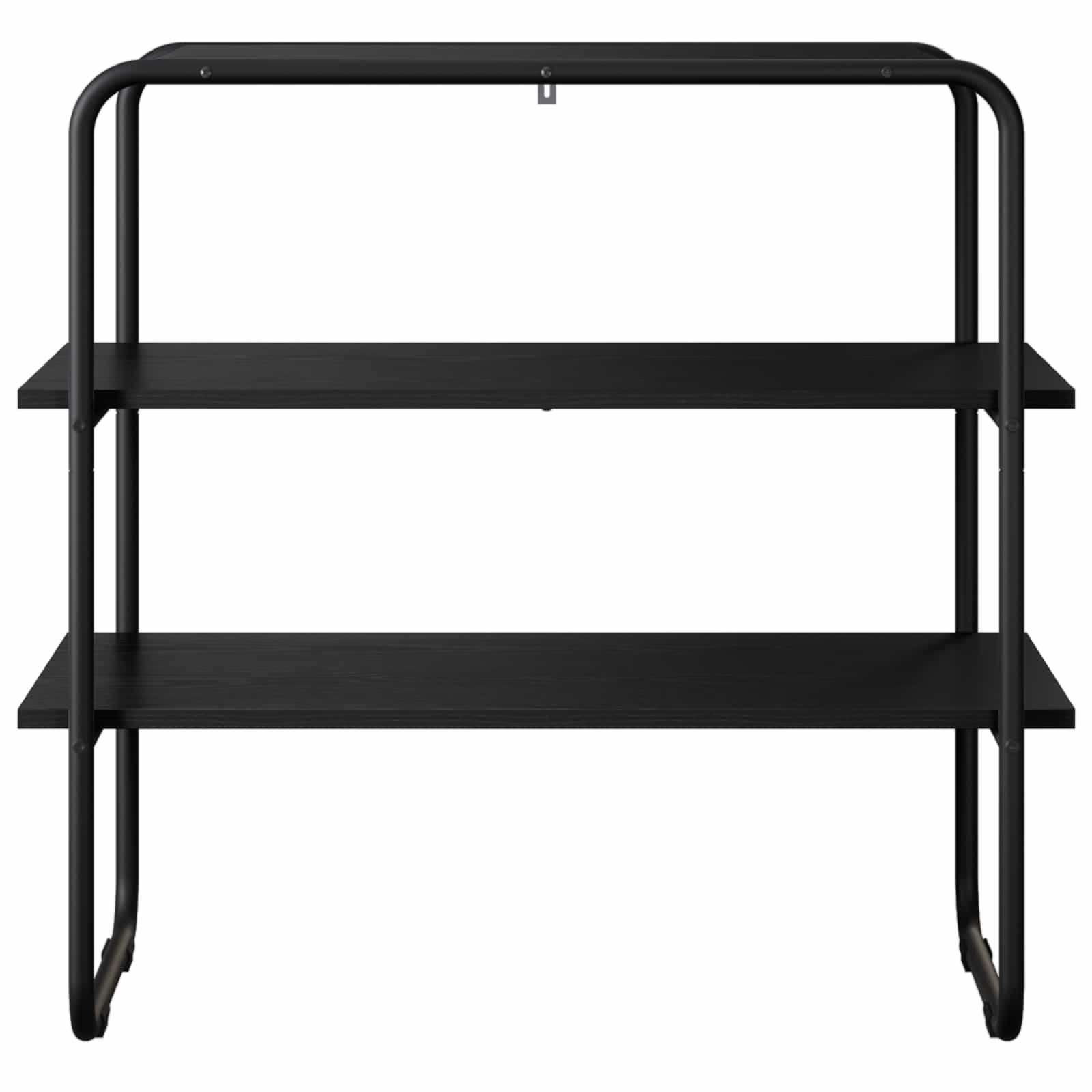 vidaXL Console Table Black Oak 100 x 41 x 75 cm Engineered Wood 4