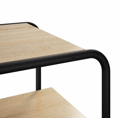 vidaXL Console Table Sonoma Oak 100 x 41 x 75 cm Engineered Wood 6