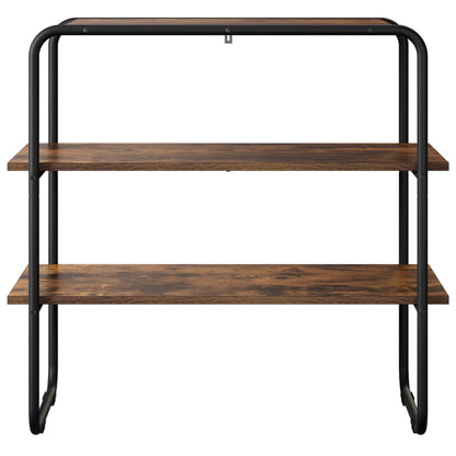 vidaXL Console Table Smoked Oak 100 x 41 x 75 cm Engineered Wood 4