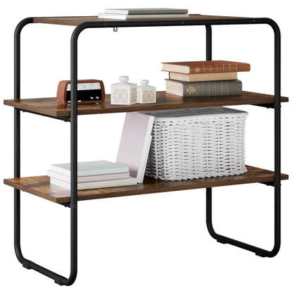 vidaXL Console Table Smoked Oak 100 x 41 x 75 cm Engineered Wood 3