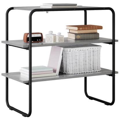 vidaXL Console Table Grey Sonoma 100 x 41 x 75 cm Engineered Wood 3