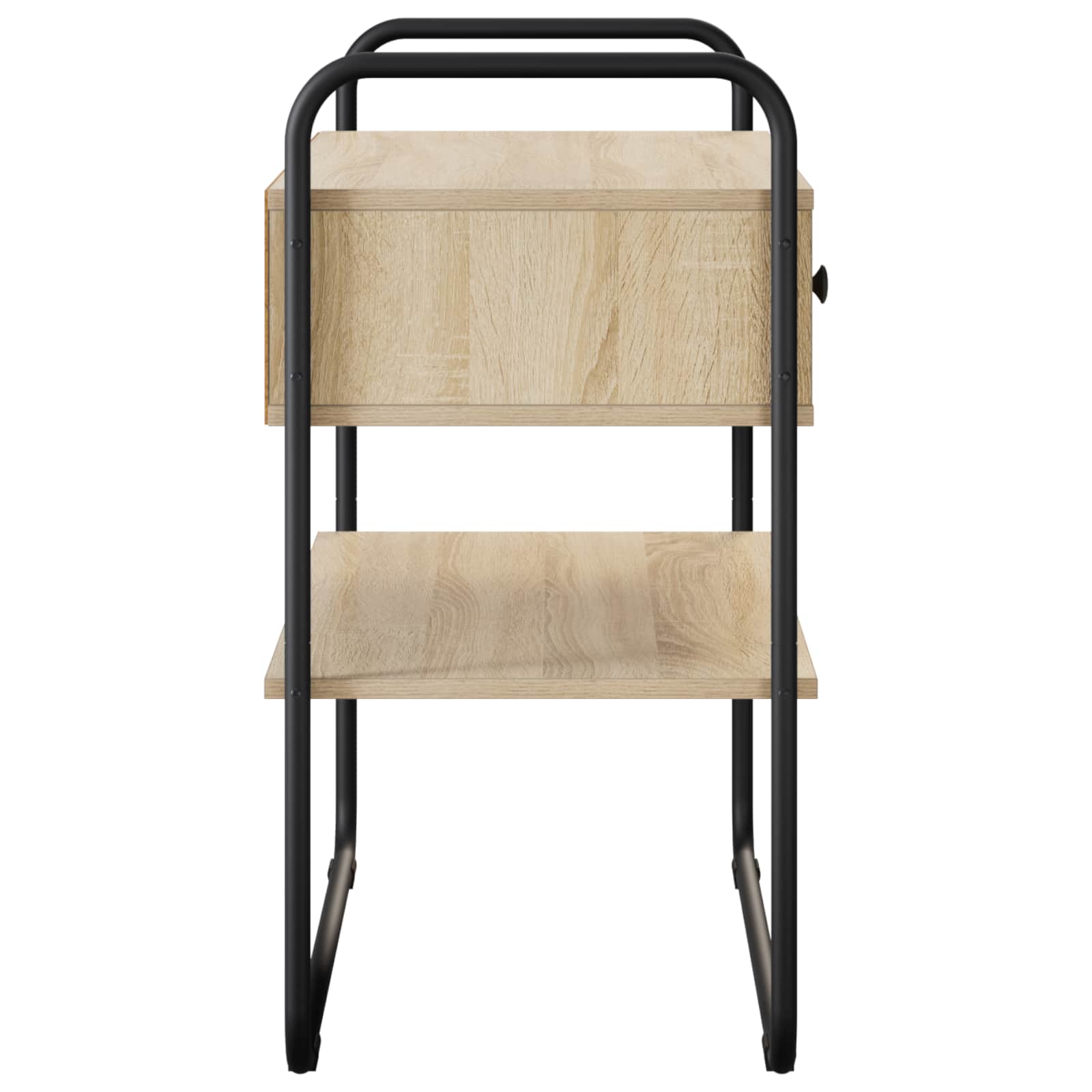 vidaXL Console Table Sonoma Oak 80 x 40 x 75 cm Engineered Wood 6
