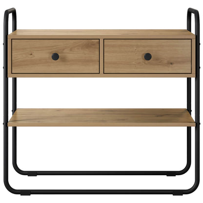 vidaXL Console Table Artisan Oak 80 x 40 x 75 cm Engineered Wood 5