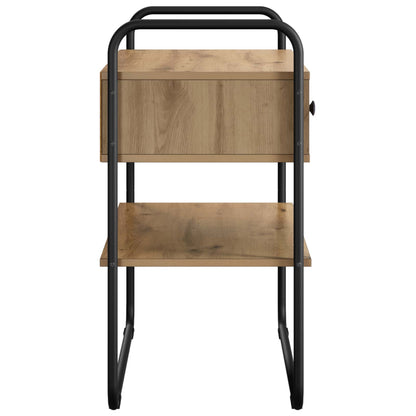 vidaXL Console Table Artisan Oak 80 x 40 x 75 cm Engineered Wood 6