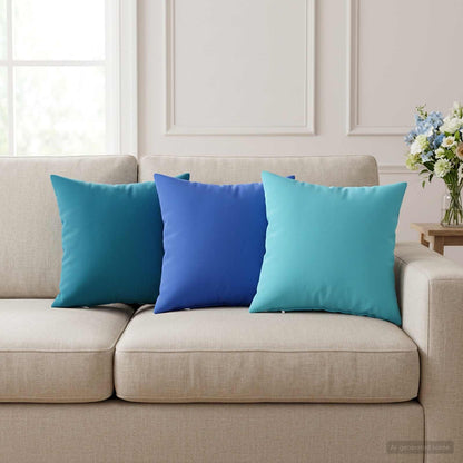 vidaXL Throw Pillow 12 pcs HEERLEN Turquoise 40 x 40 cm Polyester 1