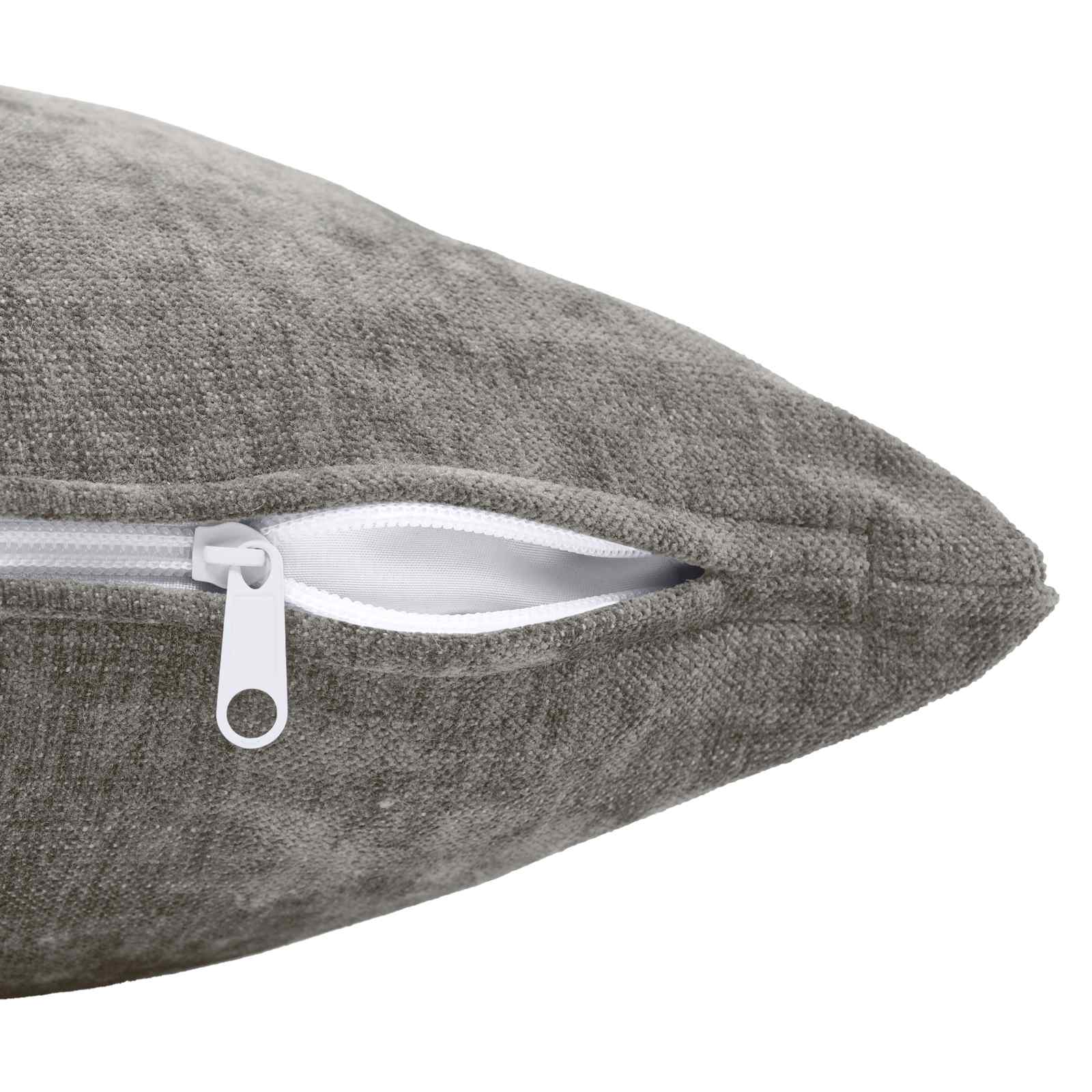 vidaXL Cushion Cover 12 pcs HEERLEN Dark Grey 40 x 40 cm 6
