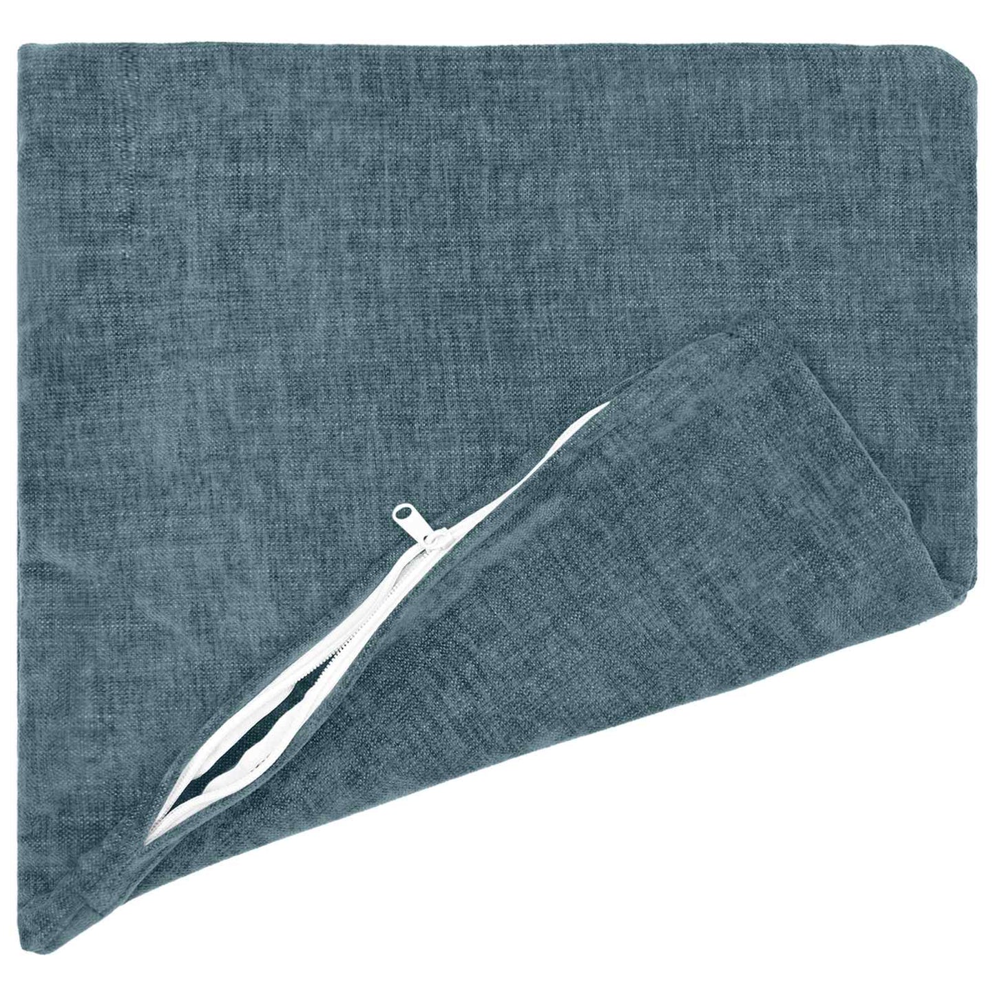 vidaXL Cushion Cover 12 pcs HEERLEN Blue 40 x 40 cm Chenille Fabric 4