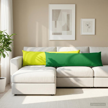 Cushion Pillow HEERLEN Green Polyester