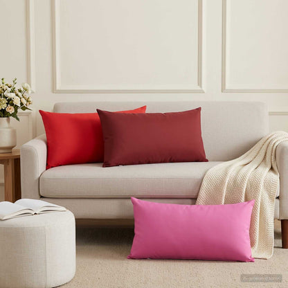Throw Pillow HEERLEN Polyester 6 40 x 80 cm Pink
