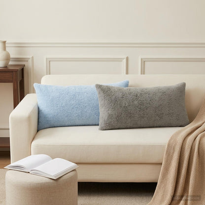 vidaXL Cushion Cover 12 pcs HEERLEN Light Blue 40 x 80 cm 1
