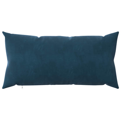 vidaXL Cushion Cover 12 pcs HEERLEN Blue 40 x 80 cm Velvet 3