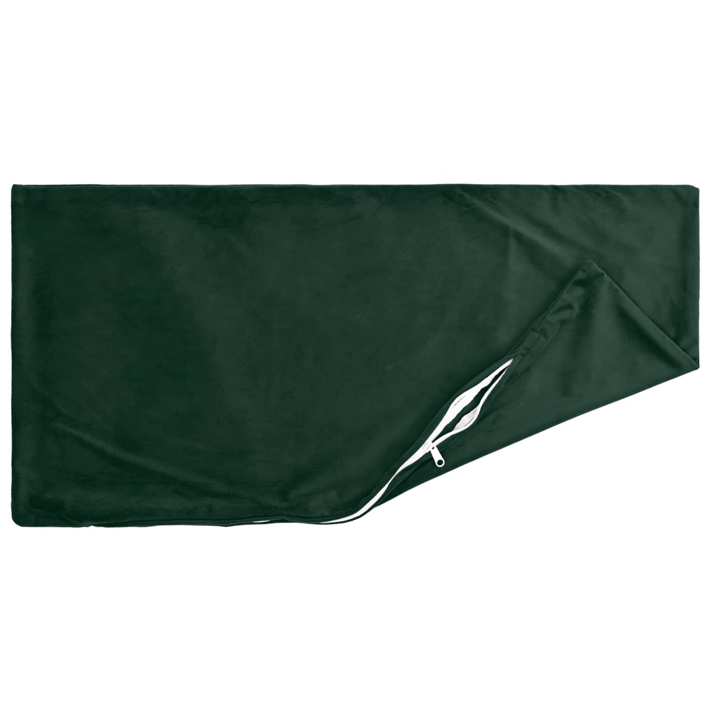 vidaXL Cushion Cover 12 pcs HEERLEN Dark Green 40 x 80 cm Velvet 4