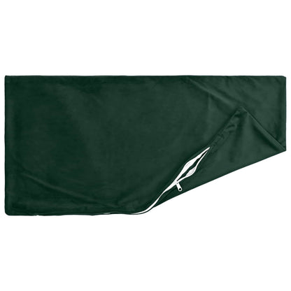 vidaXL Cushion Cover 12 pcs HEERLEN Dark Green 40 x 80 cm Velvet 4