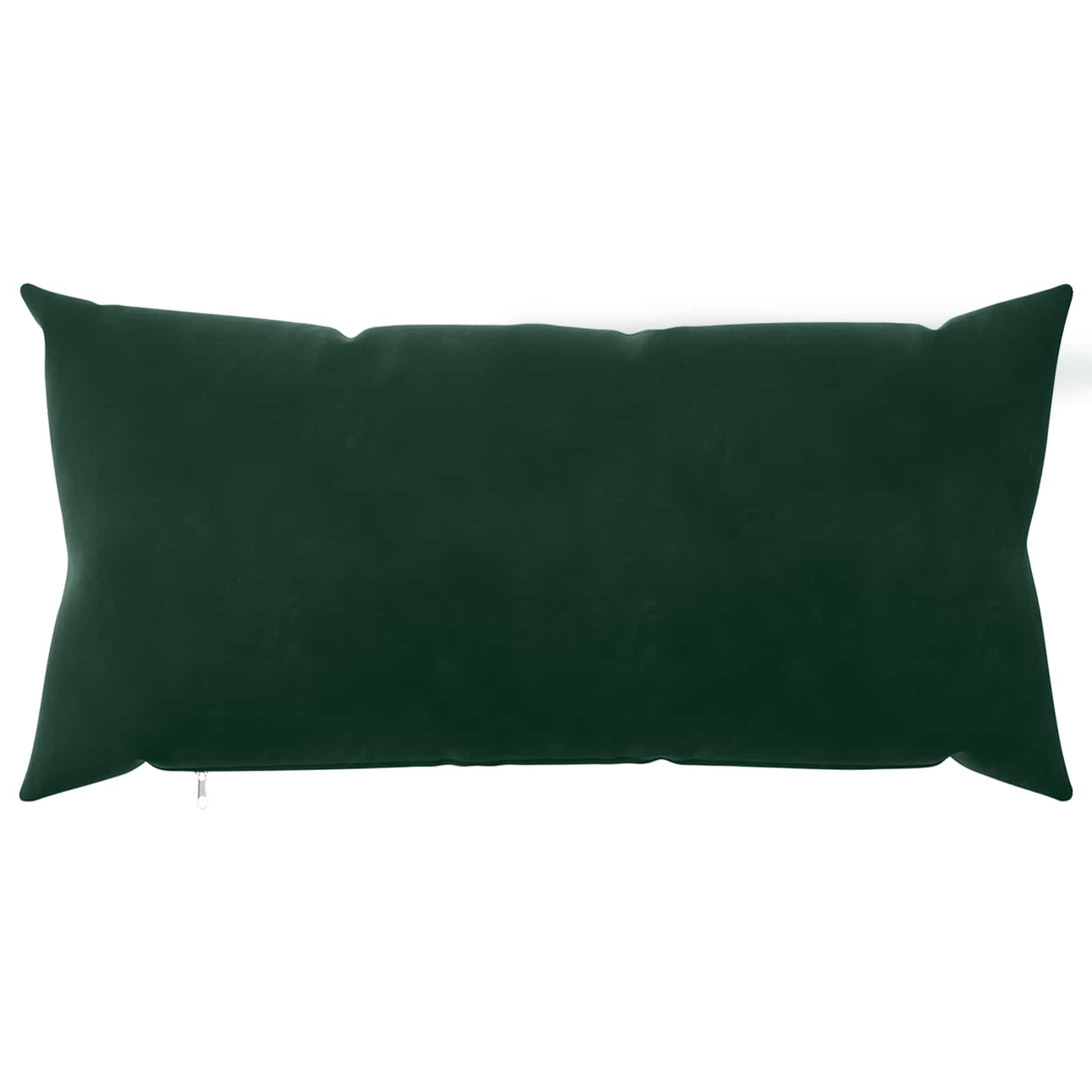 vidaXL Cushion Cover 12 pcs HEERLEN Dark Green 40 x 80 cm Velvet 3