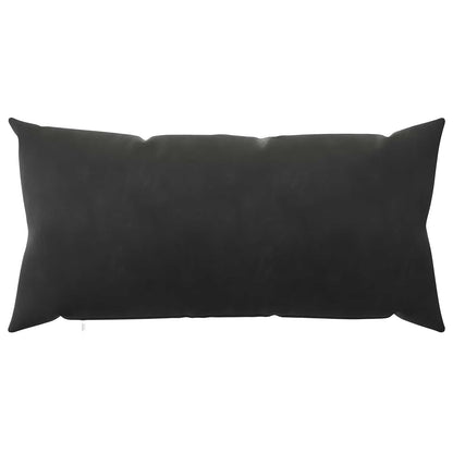 vidaXL Cushion Cover 12 pcs HEERLEN Black 40 x 80 cm Velvet 3