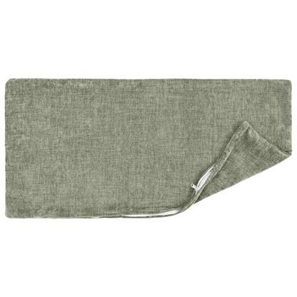 HEERLEN Green Chenille Fabric