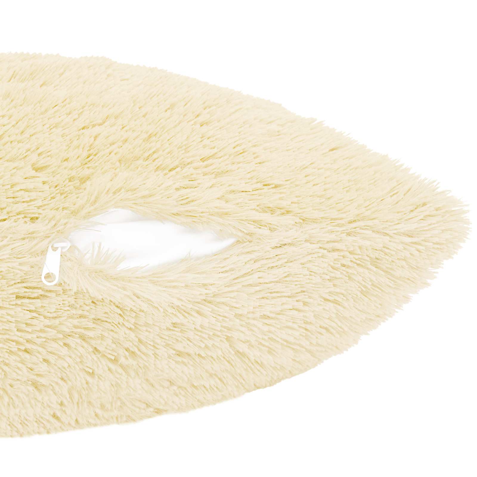 vidaXL Cushion Cover 12 pcs HEERLEN Cream 40 x 80 cm PV Fleece 6