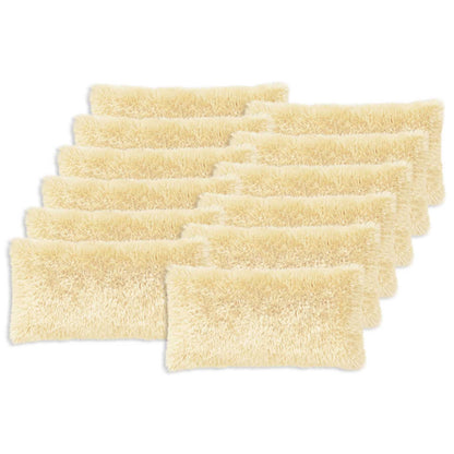 vidaXL Cushion Cover 12 pcs HEERLEN Cream 40 x 80 cm PV Fleece 2