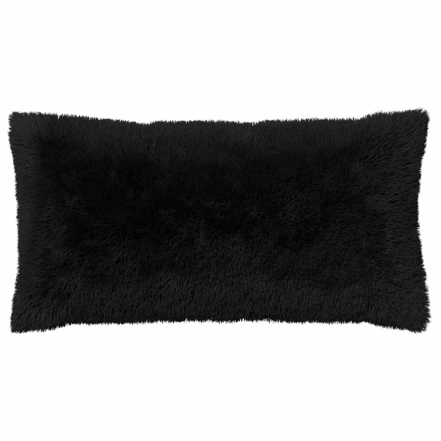 vidaXL Cushion Cover 12 pcs HEERLEN Black 40 x 80 cm PV Fleece 3