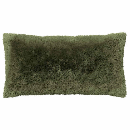 vidaXL Cushion Cover 12 pcs HEERLEN Green 40 x 80 cm PV Fleece 3