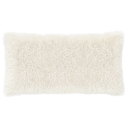 vidaXL Cushion Cover 12 pcs HEERLEN White 40 x 80 cm PV Fleece 3