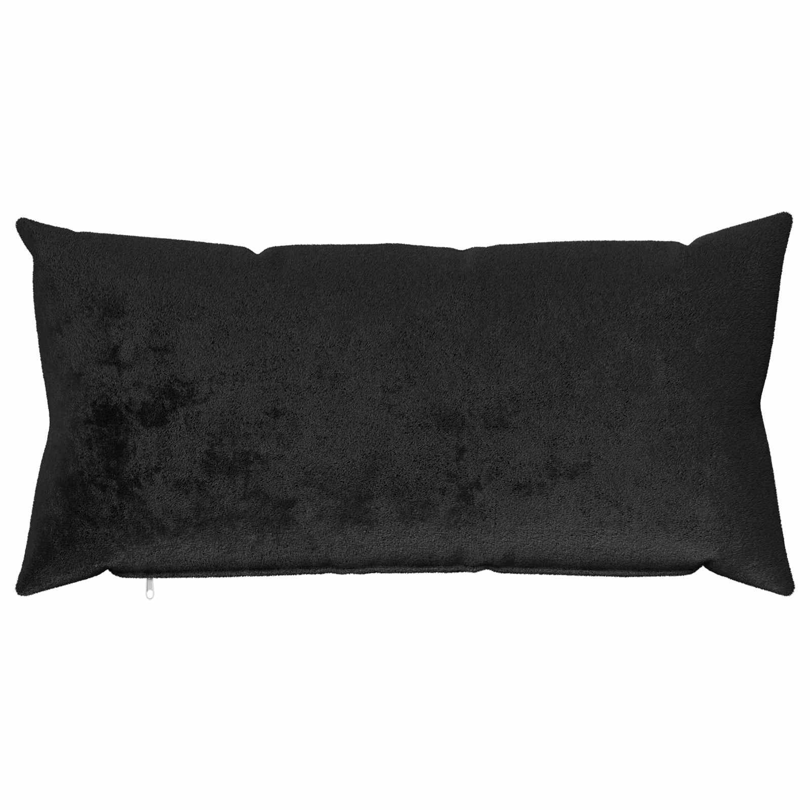 vidaXL Cushion Cover 12 pcs HEERLEN Black 40 x 80 cm Flannel 2