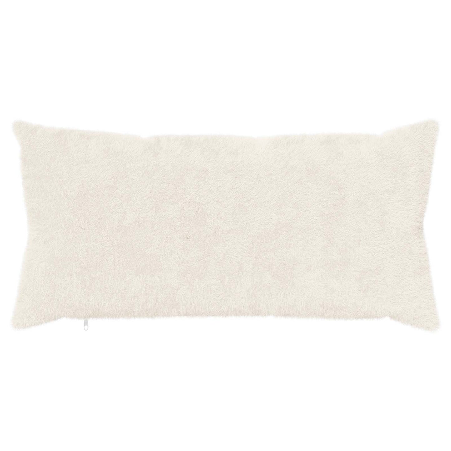 vidaXL Cushion Cover 12 pcs HEERLEN White 40 x 80 cm Faux Rabbit Fur 3
