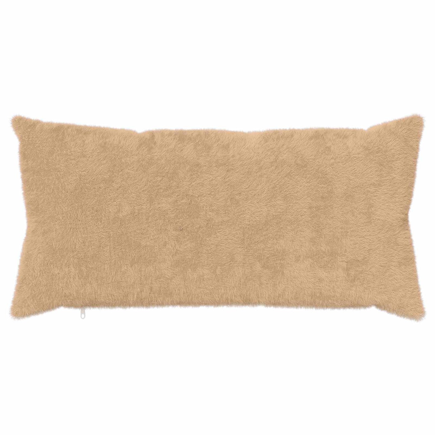 vidaXL Cushion Cover 12 pcs HEERLEN Cream 40 x 80 cm Faux Rabbit Fur 3