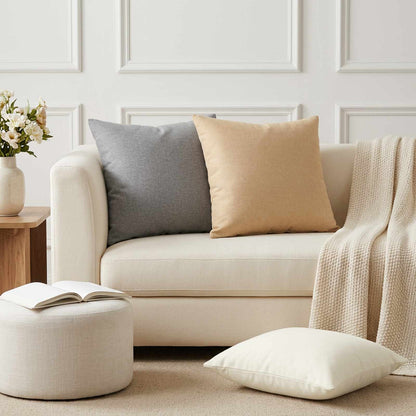 Throw Pillow HEERLEN Fabric 6 50 x 50 cm Cloud grey