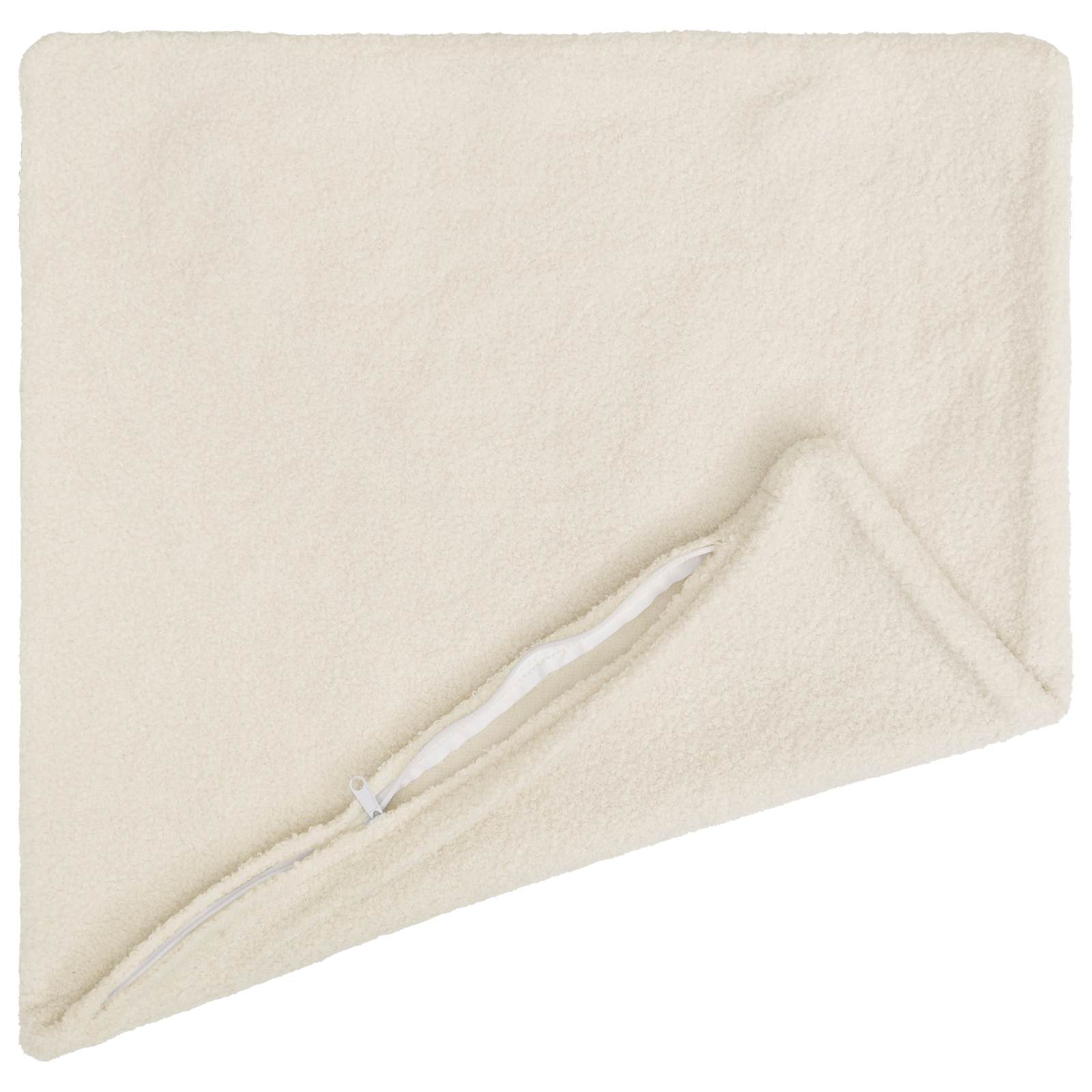 vidaXL Cushion Cover 12 pcs HEERLEN Cream 45 x 45 cm Bouclé 3