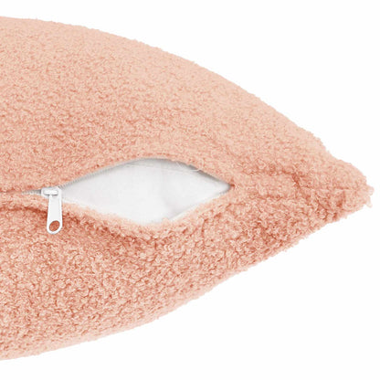 vidaXL Cushion Cover 12 pcs HEERLEN Pink 45 x 45 cm Bouclé 5