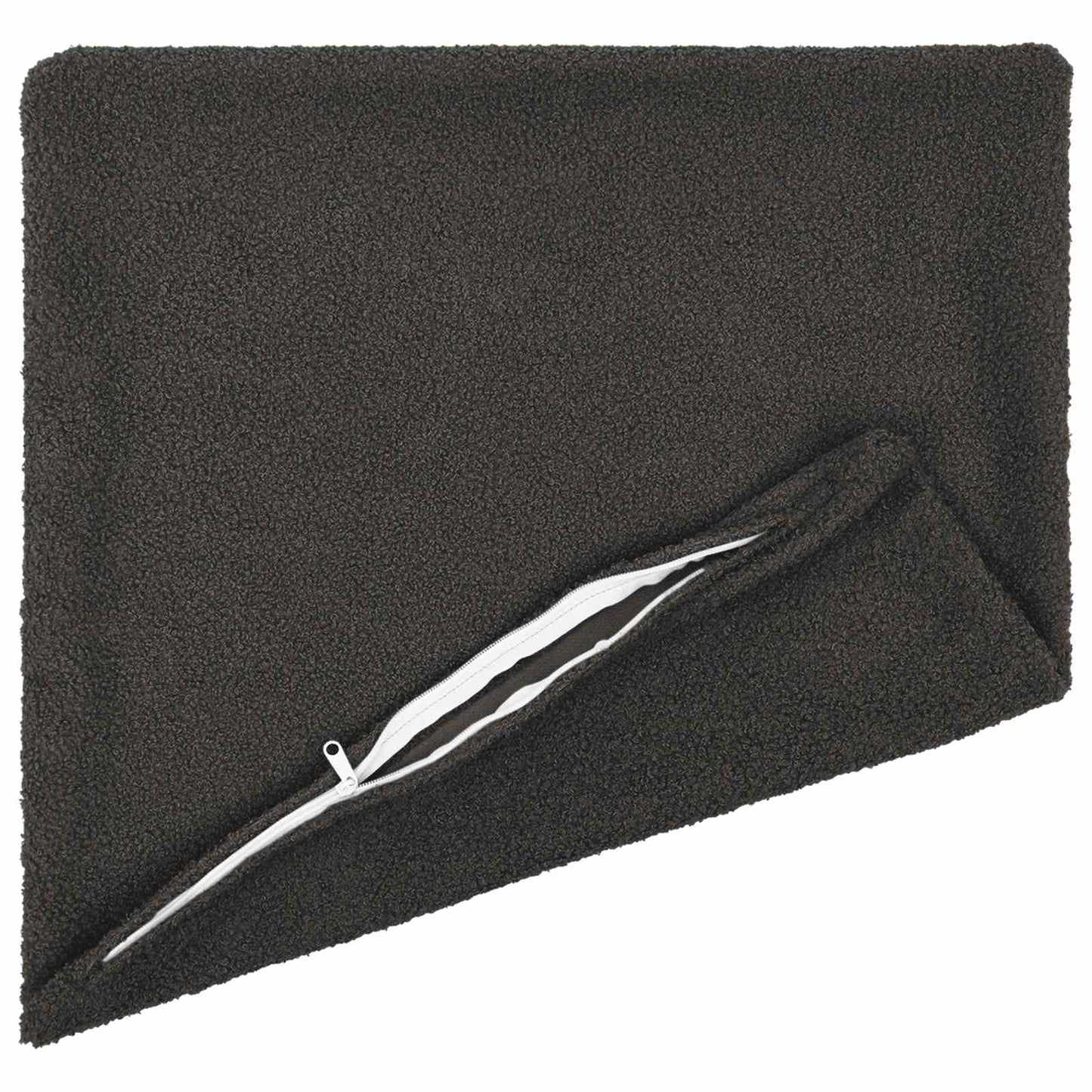 vidaXL Cushion Cover 12 pcs HEERLEN Dark Grey 45 x 45 cm Bouclé 3