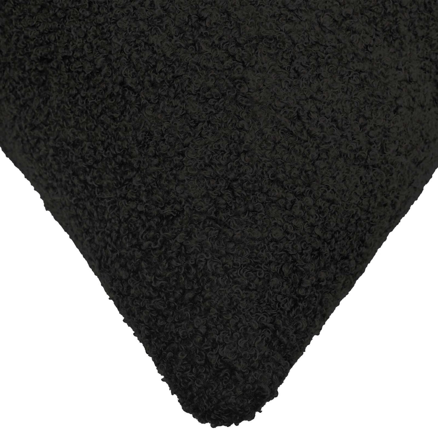 vidaXL Cushion Cover 12 pcs HEERLEN Black 45 x 45 cm Bouclé 4