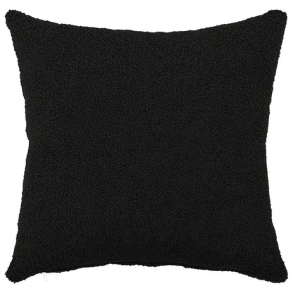 vidaXL Cushion Cover 12 pcs HEERLEN Black 45 x 45 cm Bouclé 2