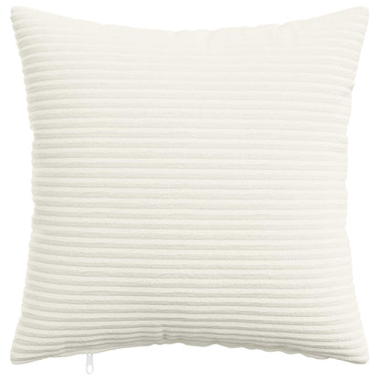 vidaXL Cushion Cover 12 pcs HEERLEN Cream 50 x 50 cm Corduroy 2