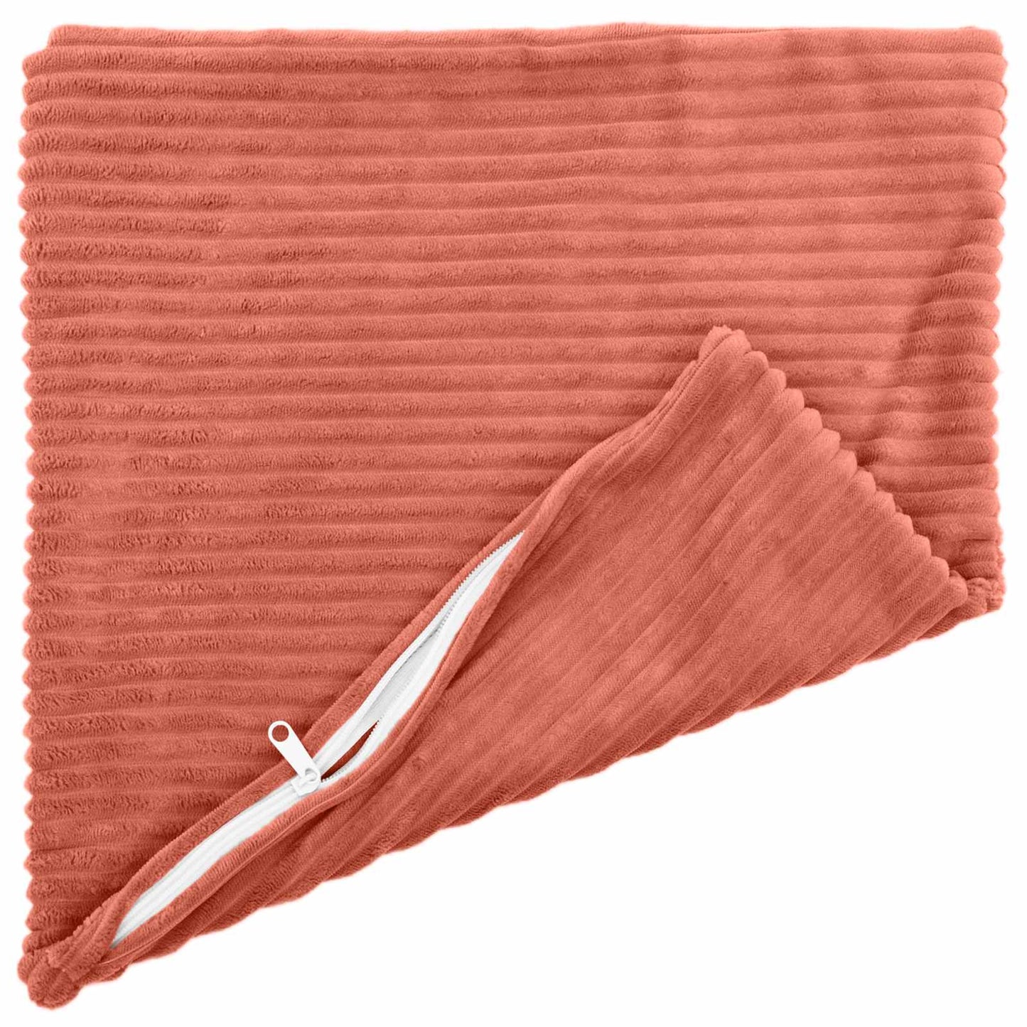vidaXL Cushion Cover 12 pcs HEERLEN Red Orange 50 x 50 cm Corduroy 3