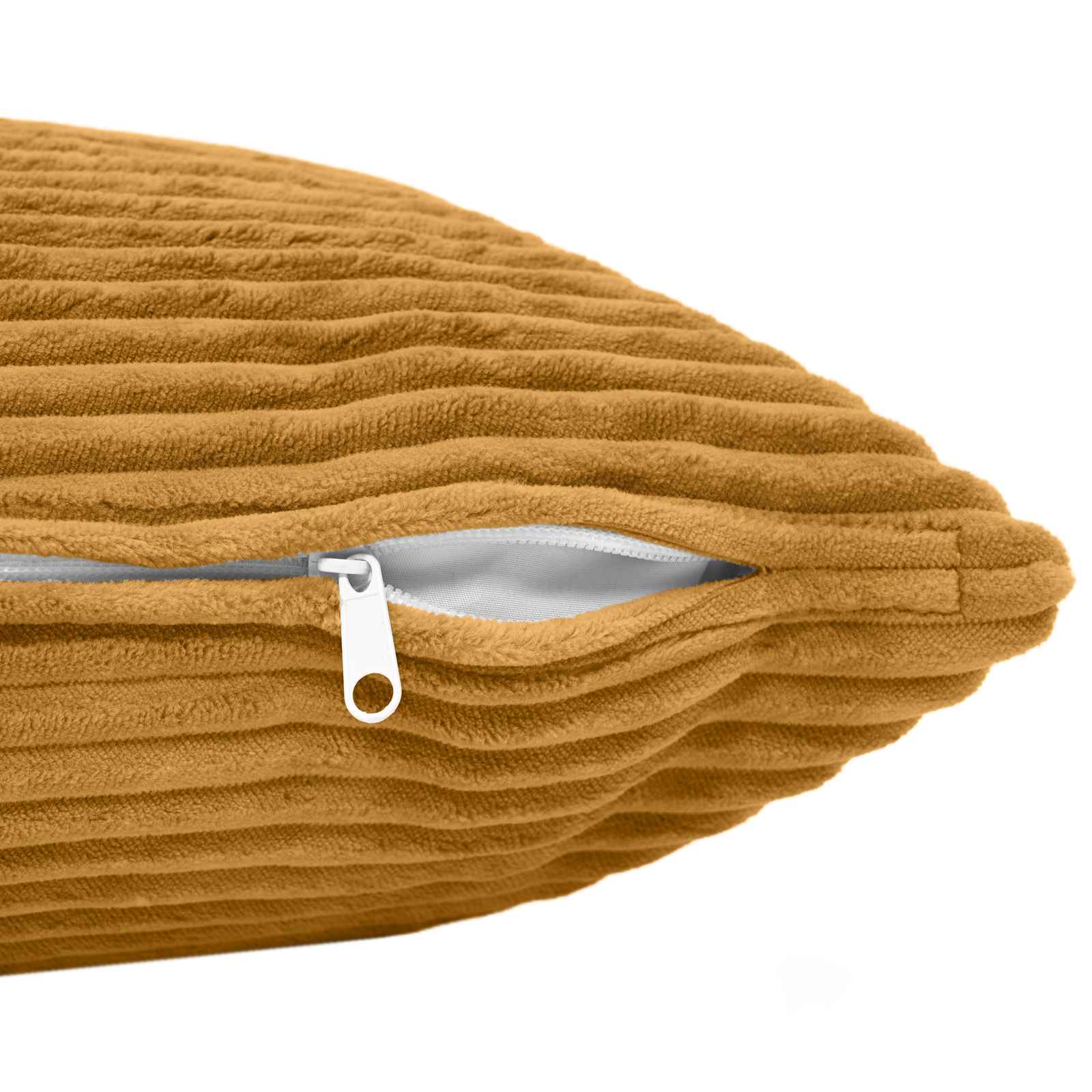 vidaXL Cushion Cover 12 pcs HEERLEN Yellow 50 x 50 cm Corduroy 5