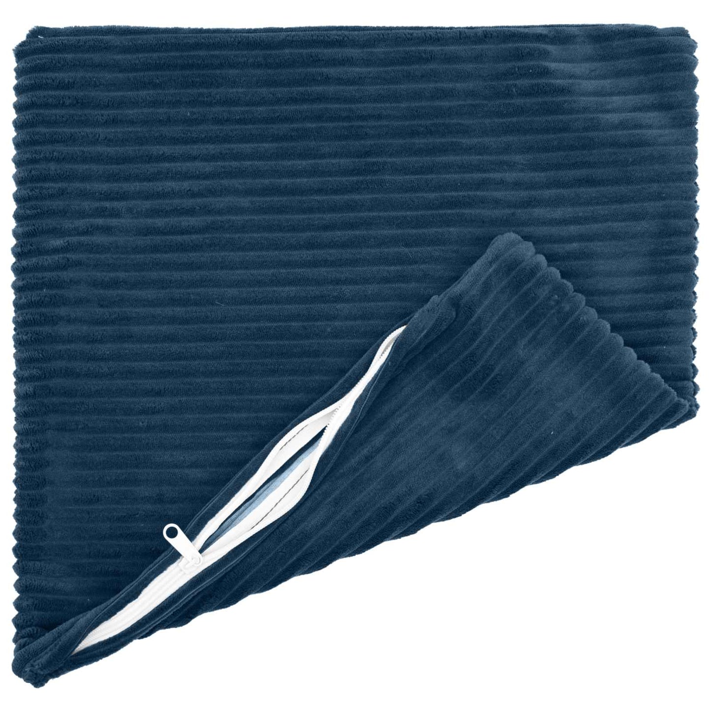 vidaXL Cushion Cover 12 pcs HEERLEN Navy Blue 50 x 50 cm Corduroy 3