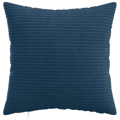 vidaXL Cushion Cover 12 pcs HEERLEN Navy Blue 50 x 50 cm Corduroy 2