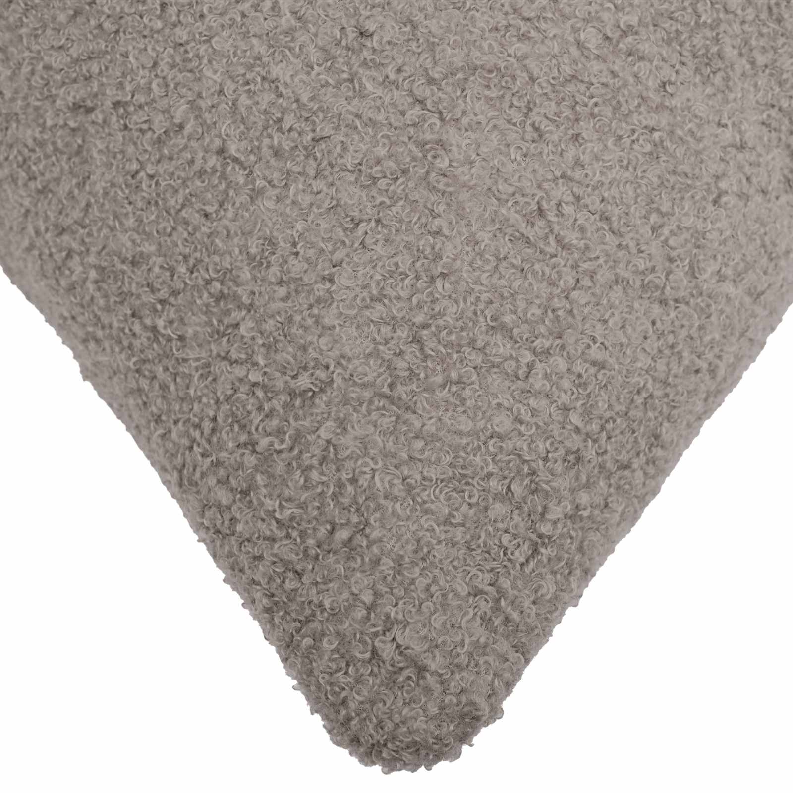 vidaXL Cushion Cover 12 pcs HEERLEN Light Grey 50 x 50 cm Bouclé 4