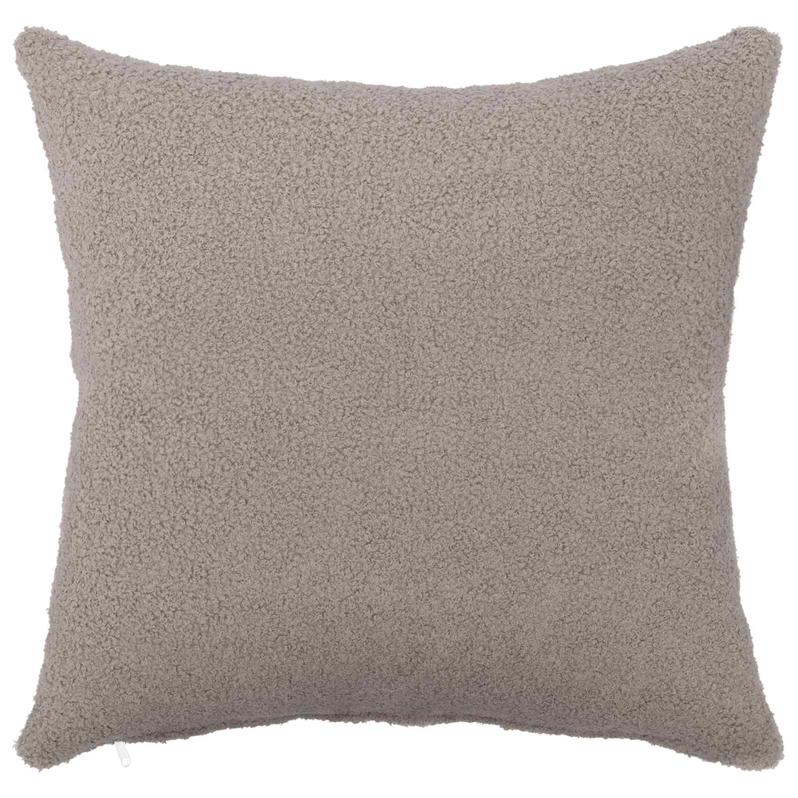 vidaXL Cushion Cover 12 pcs HEERLEN Light Grey 50 x 50 cm Bouclé 2