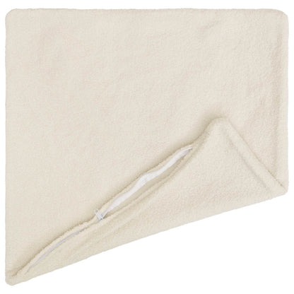 vidaXL Cushion Cover 12 pcs HEERLEN Cream 50 x 50 cm Bouclé 3