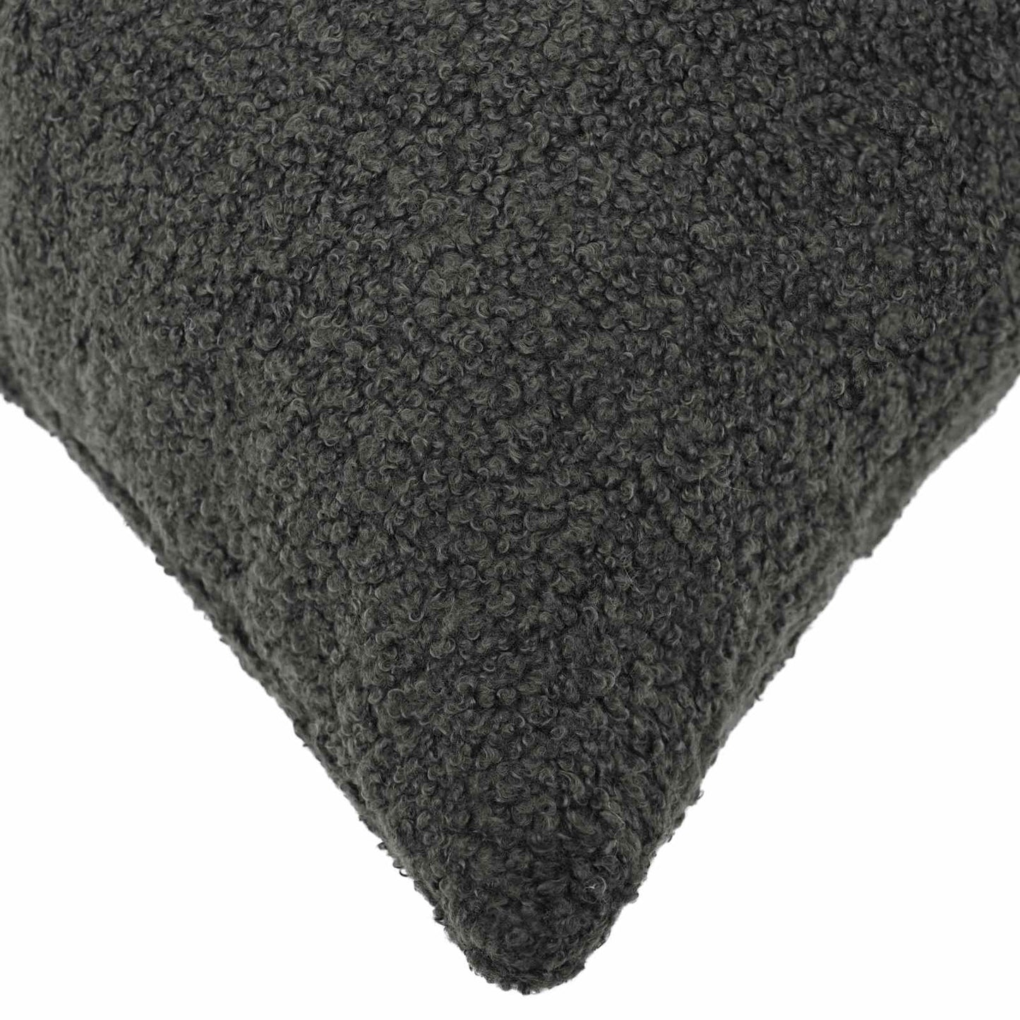 vidaXL Cushion Cover 12 pcs HEERLEN Dark Grey 50 x 50 cm Bouclé 4