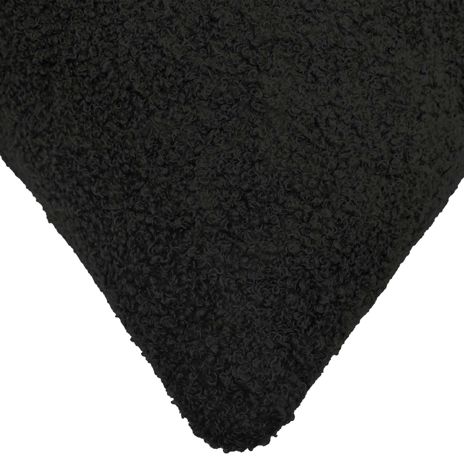 vidaXL Cushion Cover 12 pcs HEERLEN Black 50 x 50 cm Bouclé 4