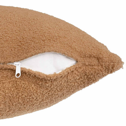 vidaXL Cushion Cover 12 pcs HEERLEN Beige 50 x 50 cm Bouclé 5