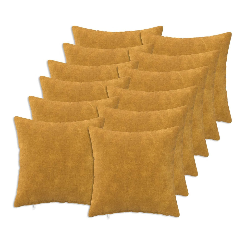 vidaXL Cushion Cover 12 pcs HEERLEN Yellow 50 x 50 cm 1