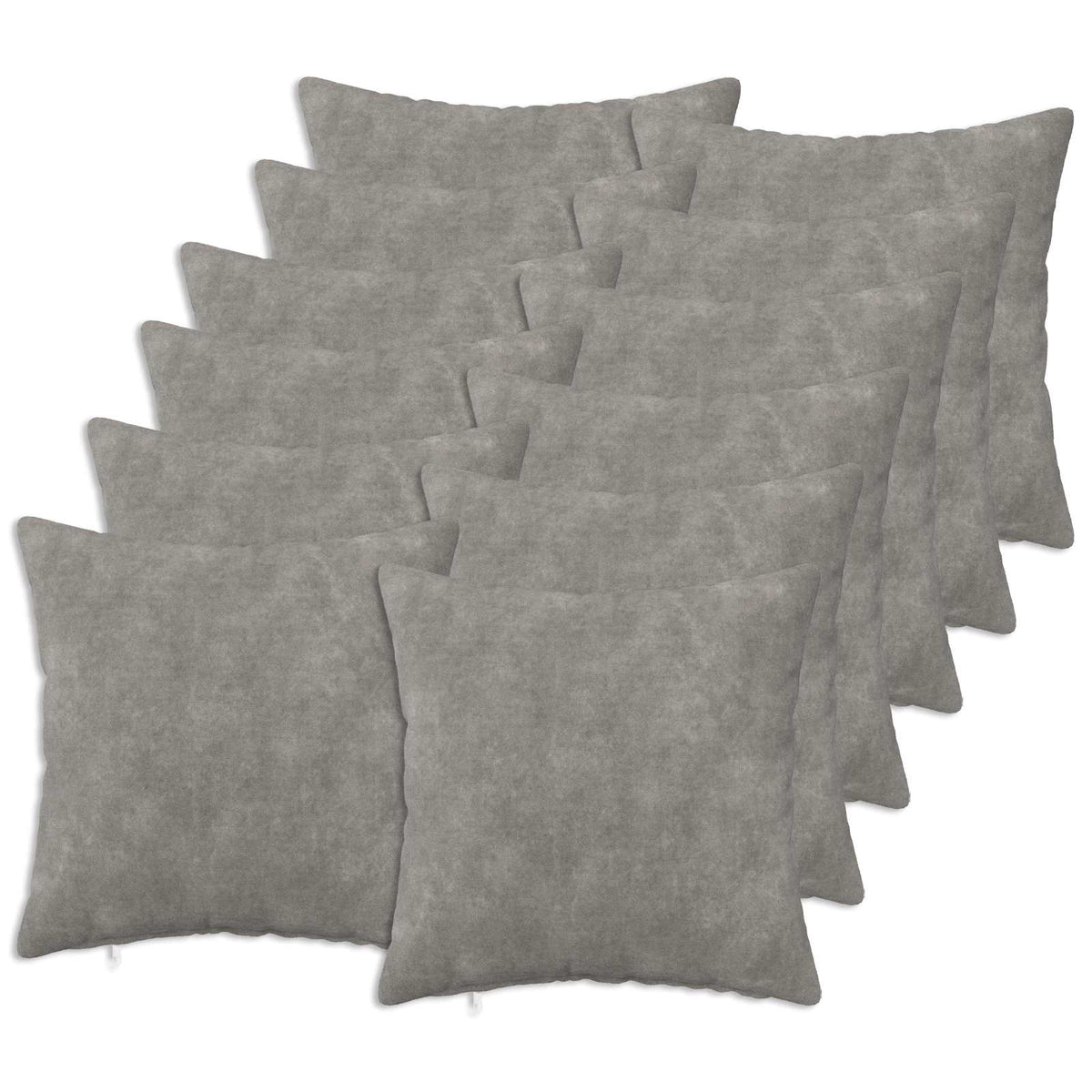 vidaXL Cushion Cover 12 pcs HEERLEN Light Grey 50 x 50 cm 1