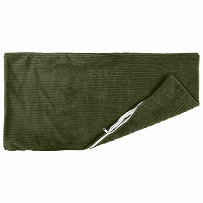 vidaXL Cushion Cover 6 pcs HEERLEN Green 50 x 80 cm Corduroy 3