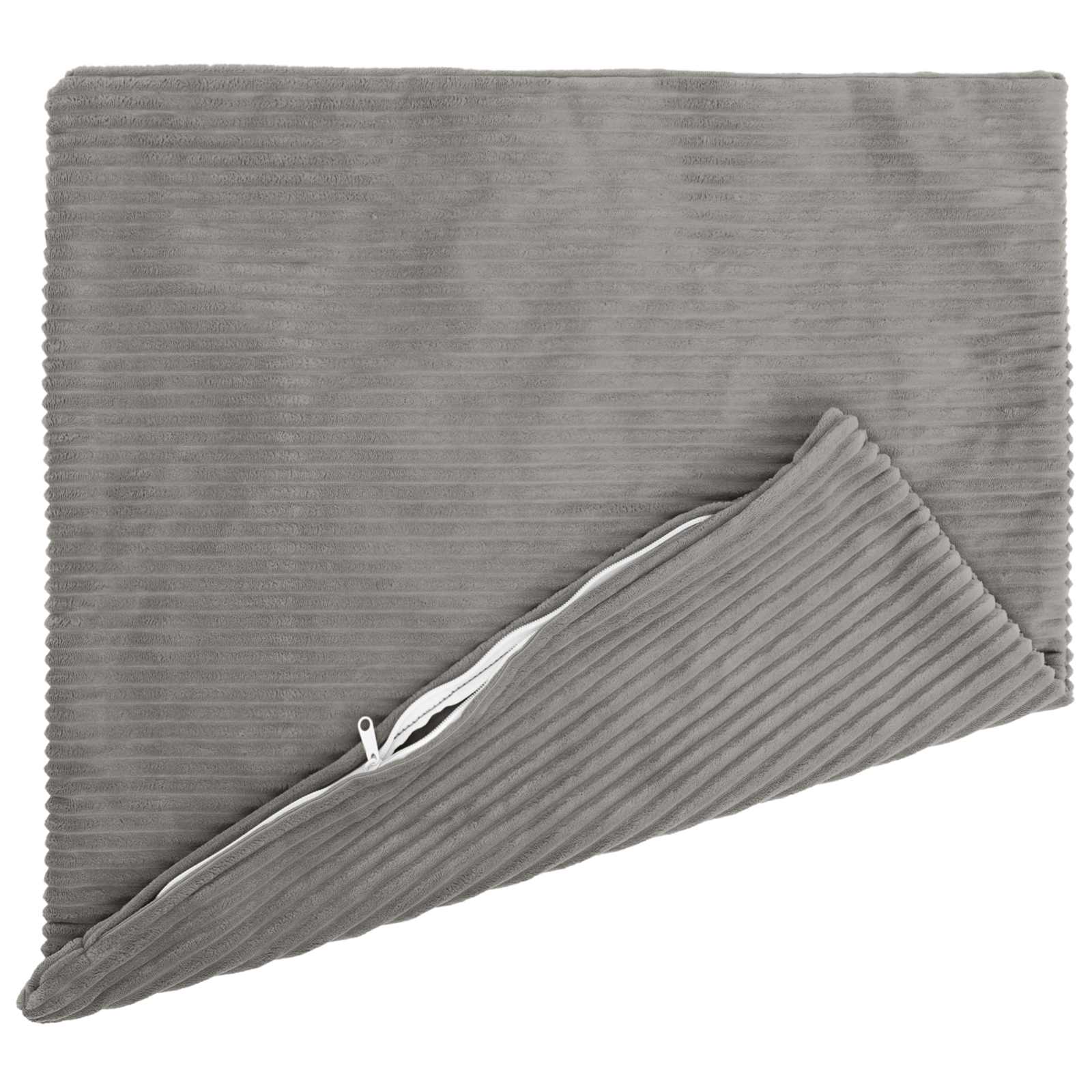 vidaXL Cushion Cover 6 pcs HEERLEN Light Grey 60 x 60 cm Corduroy 3