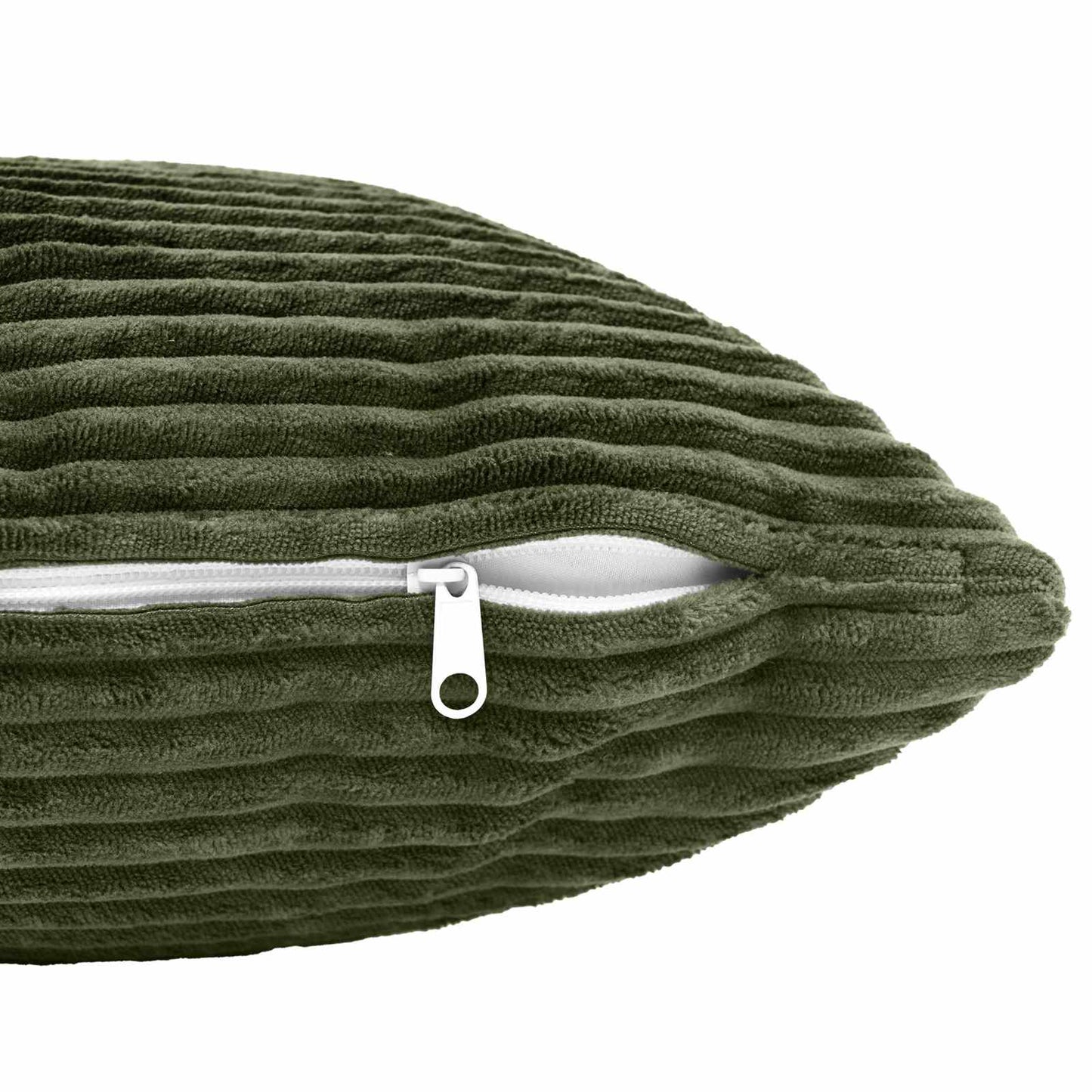 vidaXL Cushion Cover 6 pcs HEERLEN Green 65 x 65 cm Corduroy 5